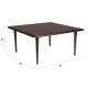 Table Basse Elroy Square Dutchbone Table de Salon Guéridon Carré Mobilier Vintage 33x70x70cm