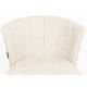 Lot de Deux Chaises Georgia Soft Dutchbone Duo d'Assises en Tissu Beige et Acier Beige Fauteuils de Table 60x62x78cm