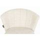 Lot de Deux Chaises de Bar Georgia Soft Dutchbone Duo de Tabourets en Tissu Beige et Acier Beige Assises de Bar 54x56x101cm