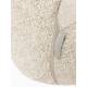 Lot de 2 Fauteuils de Table Nikki Beige Zuiver Siège Chaise de Table en Tissu et Acier 62x66x80cm
