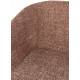 Lot de 2 Chaises Feston Zuiver Siège Design Rouge Assise de Table en Tissu 55x56,5x77cm