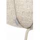 Lot de 2 Chaises Feston Zuiver Siège Design Beige Assise de Table en Tissu 55x56,5x77cm