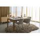 Lot de 2 Chaises Feston Zuiver Siège Design Beige Assise de Table en Tissu 55x56,5x77cm