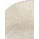 Lot de 2 Tabourets de Comptoir Design Feston Zuiver Fauteuil de Bar Beige en Tissu 53x54,5x98,5cm