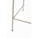 Lot de 2 Tabourets de Comptoir Design Feston Zuiver Fauteuil de Bar Beige en Tissu 53x54,5x98,5cm