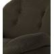 Fauteuil Mémento Hive Athezza Assise Pivotante en Polyester Kaki Mobilier Design 81x83x86cm