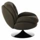 Fauteuil Mémento Hive Athezza Assise Pivotante en Polyester Kaki Mobilier Design 81x83x86cm