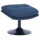 Repose Pied Hive Memento Athezza Assise en Polyester Bleu Electrique Pouf d'Appoint Design 44x45x50cm
