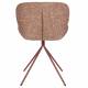 Lot de 2 Chaises Design OMG Zuiver en Tissu et Acier Rouge 51x59x79cm