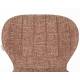 Lot de 2 Chaises Design OMG Zuiver en Tissu et Acier Rouge 51x59x79cm
