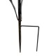 Pluviomètre à Piquer Tuteur Plante Décoration de Jardin Motif Papillon en Fer Patiné et Tube en Verre 6,5x15,5x107cm