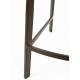Lot de 2 Chaises de Bar Franky Velours Beige Dutchbone Vintage Tendance Sièges Haut 45x52x91cm