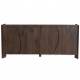 Buffet 4 Portes Sorrento Athezza Meuble de Rangement en Manguier Motifs Géométriques 40x75x170cm