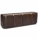 Meuble TV Palermo Athezza Enfilade en Manguier et Marbre Meuble 4 Portes 40x50x160cm
