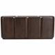 Buffet 4 Portes Palermo Athezza Bahut en Manguier et Marbre Meuble de Rangement 40x75x180cm