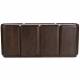 Buffet 4 Portes Palermo Athezza Bahut en Manguier et Marbre Meuble de Rangement 40x75x180cm