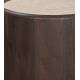 Buffet Bertille Athezza Meuble de Rangement Manguier et Marbre Bahut 4 Portes 40x77x180cm